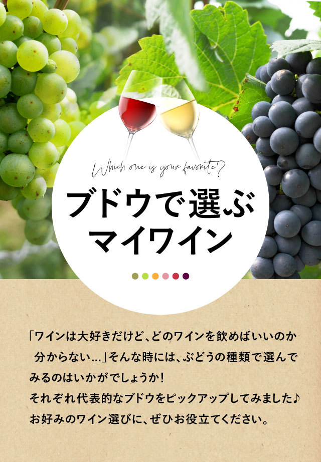 ブドウで選ぶマイ ワイン 品種別ページ タカムラ ワイン ハウス