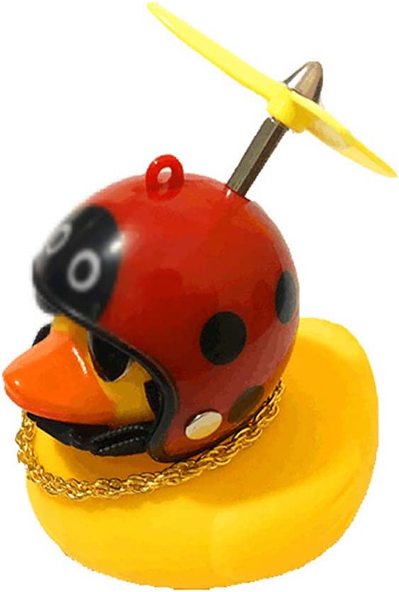 車内装飾 自転車 バイク タケコプター アクセサリー かわいい 黄色い