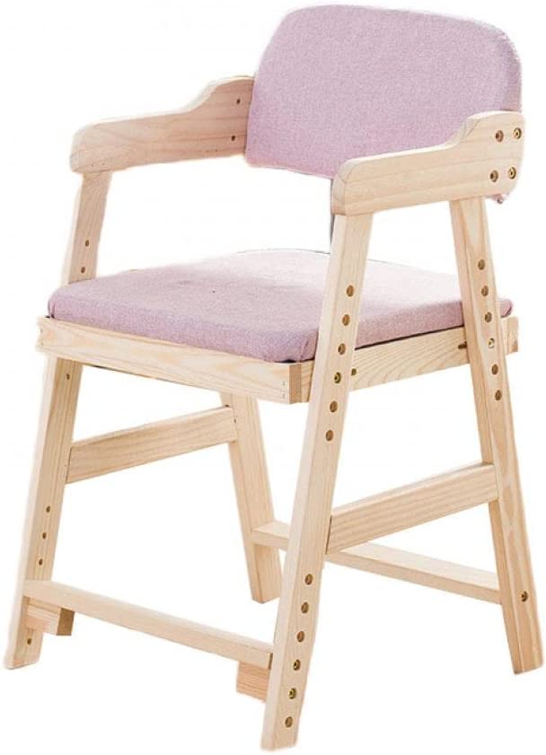学習チェア 学習椅子 木製 高さ調節 子供用 ダイニングチェア 学習イス 成長に合わせて高さ調節 座面6段階 足置き6段階 サイズ45.5×48×78cm 木製家具 キッズチ｜takaneko68｜05