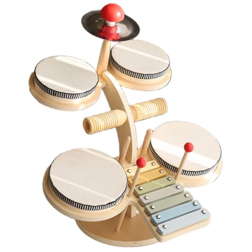 子供用木製音楽打楽器、木琴ドラムセット、赤ちゃん音楽啓蒙楽器