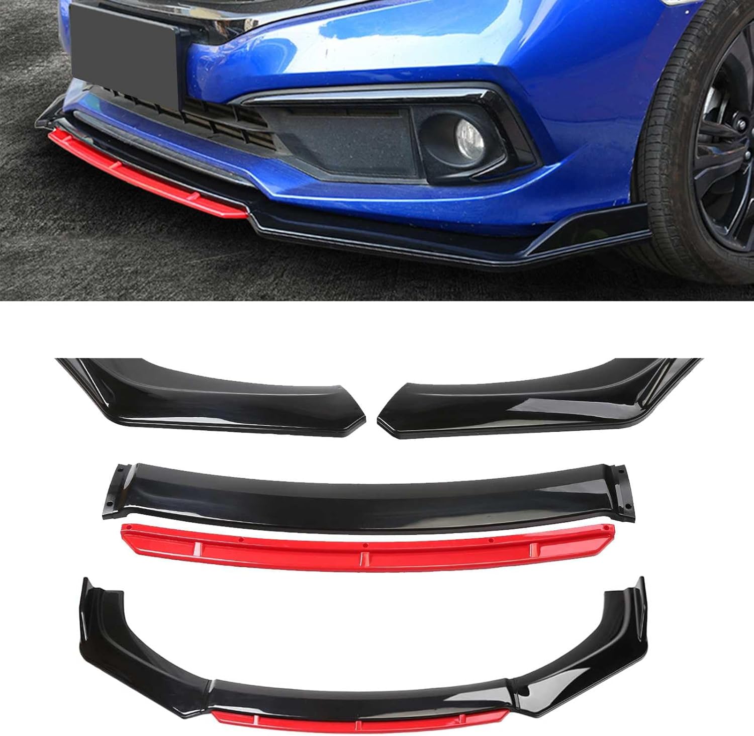 4分割式 フロントバンパー トヨタ CH-R NGX10/50型/ZGX10型/ZYX10型 に