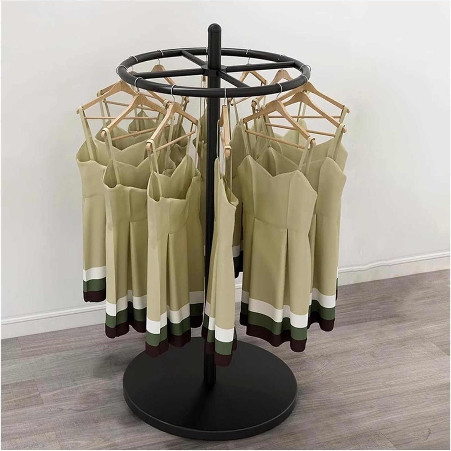 D壁② 昭和レトロ 回転式 ハンガーラック 金属製 店舗什器 アーム付き 業務用 D壁② 昭和レトロ 回転式 ハンガーラック 金属製 店舗什器 アーム付き