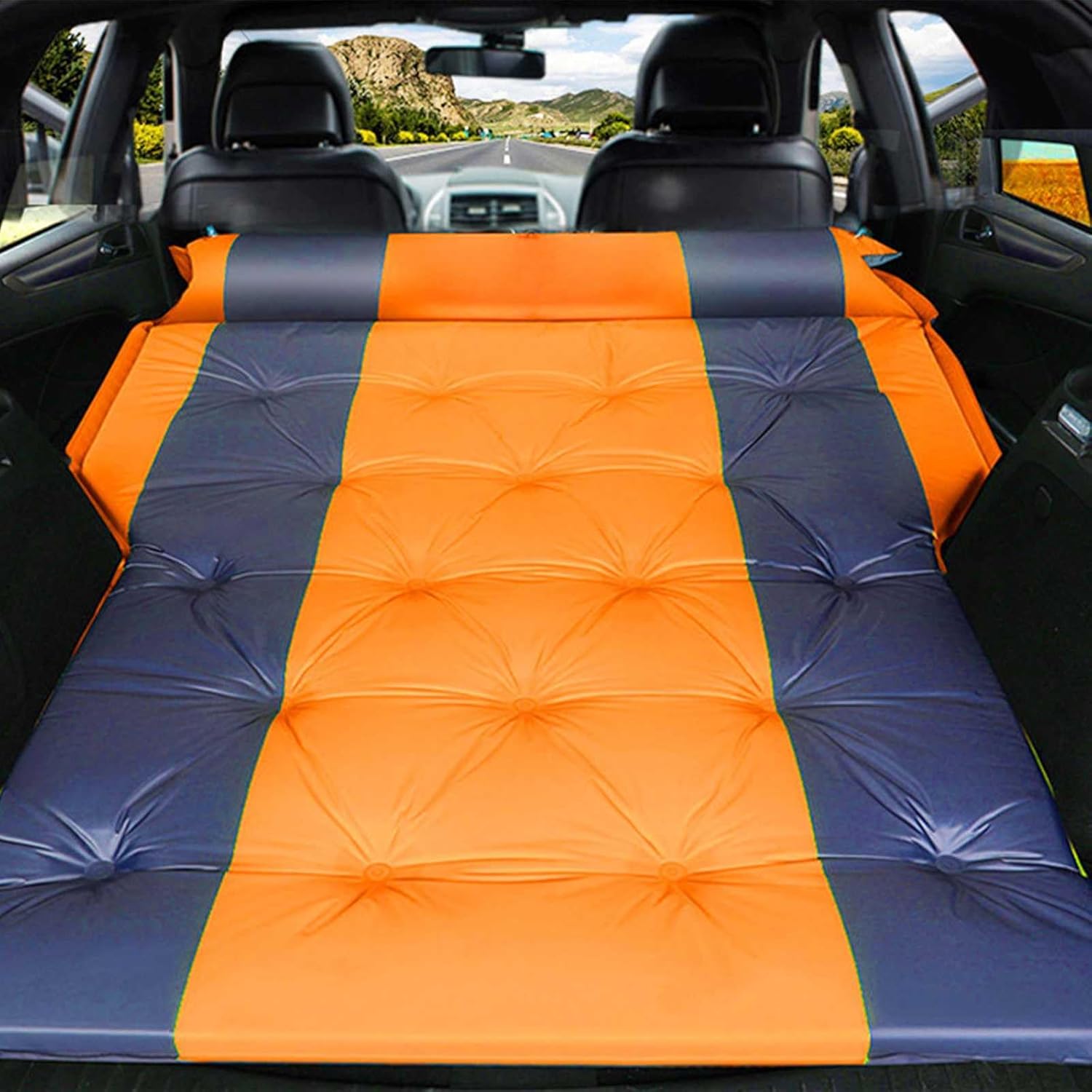 新型 車中泊 マット 自動膨張 新型レクサスRX 5代目 に適用 車
