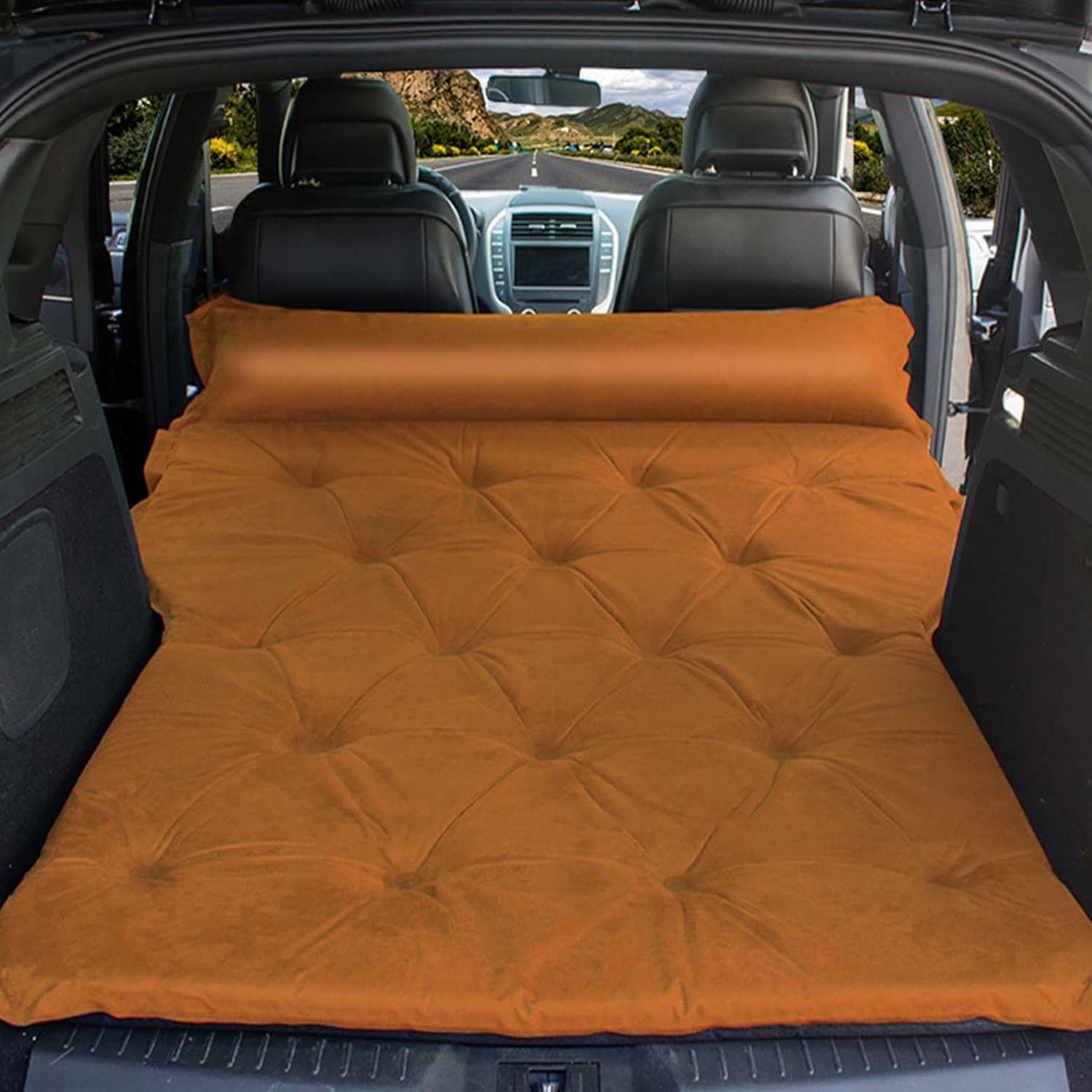 新型 車中泊 マット 自動膨張 新型レクサスRX 5代目 に適用 車
