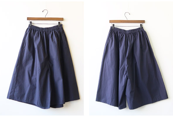 homspun（ホームスパン） パンツ レディース タイプライター ギャザー