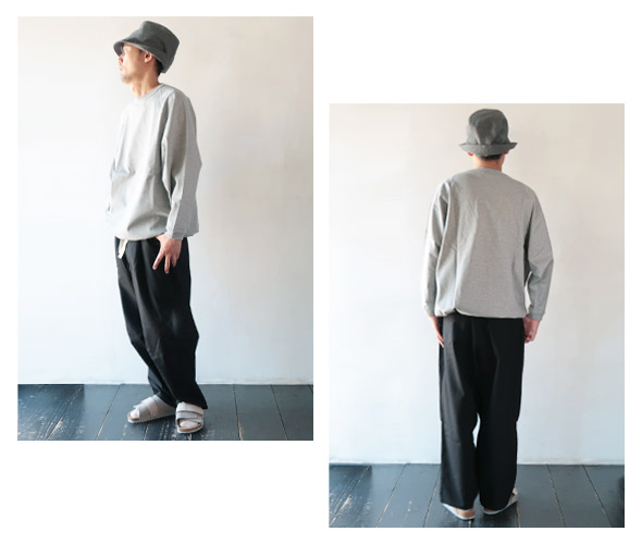 【未使用】HAVERSACK／プレーティング ステッチカットソー GREY 1 雰囲気マシマシ！〈HAVERSACK〉新作のススメ。｜ビームス ボーイ