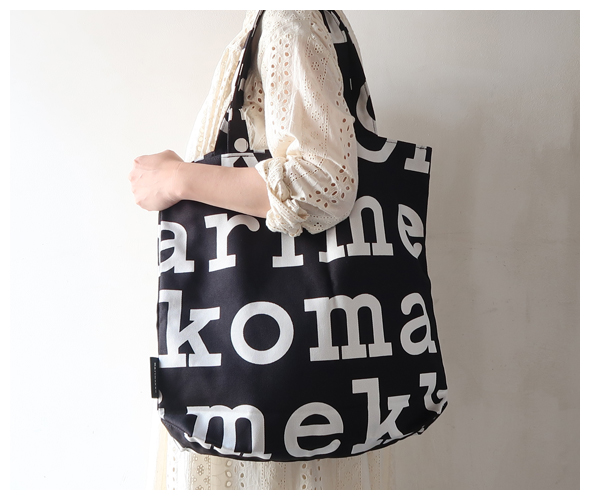 【marimekko】ロゴ トート バッグ アーケラ／AHKERA LOGO トートバッグ（マリメッコ／marimekko