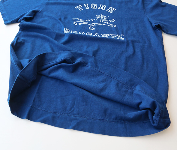 ティグルブロカンテ TIGRE BROCANTE 20/1天竺 ティグルブロカンテ 半袖Tシャツ BP-45-TPO-1-AI 2025SS 日本製 TIGRE BROCANTE ティグルブロカンテ カットソー メンズ
