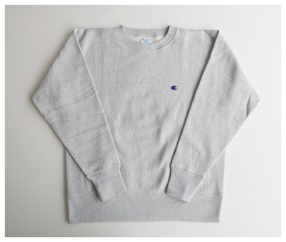 チャンピオン スウェット Champion メンズ REVERSE WEAVE CREW NECK SWEAT SHIRT - SILVER GRAY  クルーネックスウェット C3-Y033 送料無料