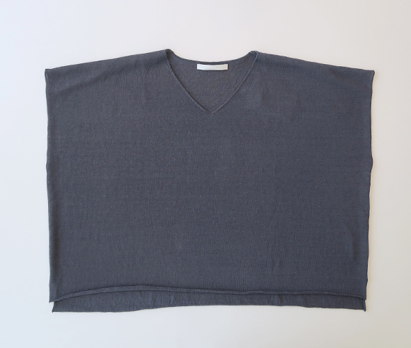 evam eva シルクリネンVネックベスト evam eva エヴァムエヴァ ベスト レディース linen vest リネン