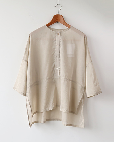 evam eva エヴァムエヴァ プルオーバー レディース cotton voil