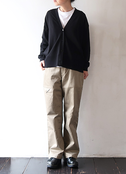 evam eva（エヴァムエヴァ） カーディガン レディース cotton cardigan