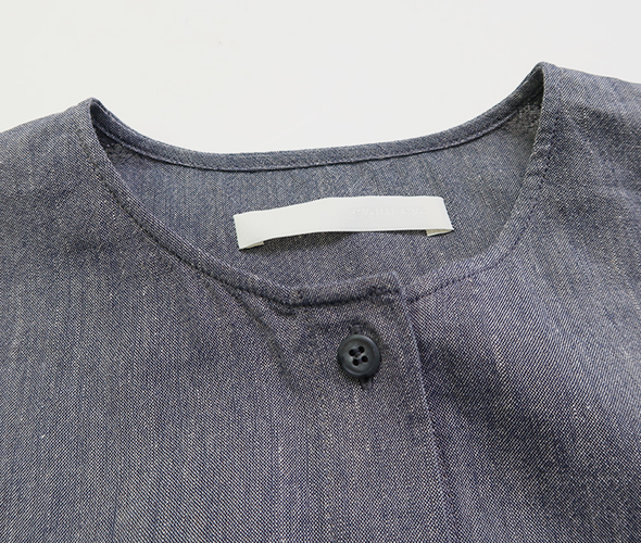 evam eva（エヴァムエヴァ） シャツ レディース linen washi no collar