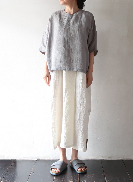 evam eva（エヴァムエヴァ） プルオーバー レディース linen pullover
