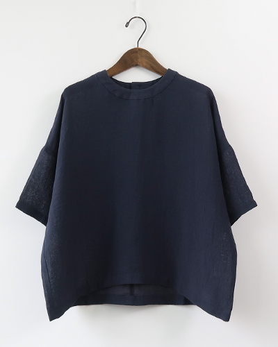 evam eva（エヴァムエヴァ） プルオーバー レディース linen pullover