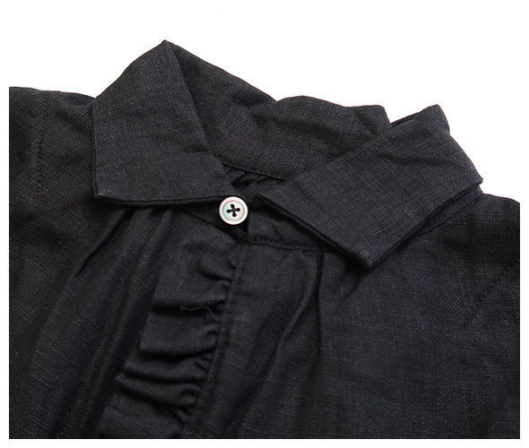 KAPITAL（キャピタル） シャツ レディース リネンキャンバス フリル