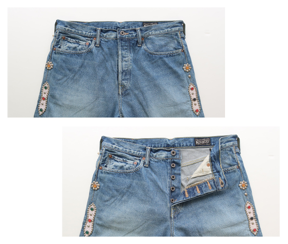 KAPITAL キャピタル パンツ メンズ 14ozデニム 5P モンキーCISCO