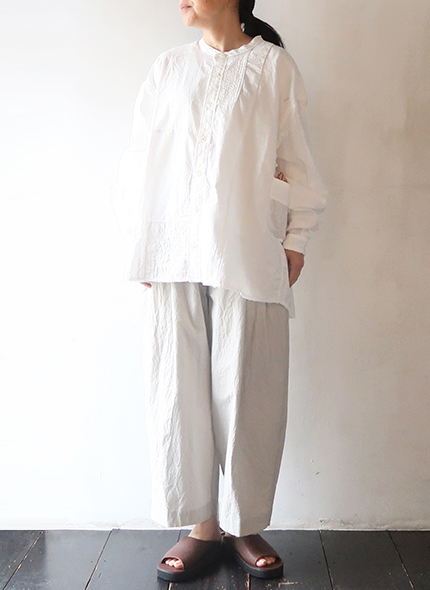 KAPITAL（キャピタル） シャツ メンズ レディース 綿×リネン パッチ