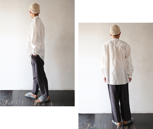 KAPITAL（キャピタル） シャツ メンズ レディース 綿×リネン パッチ