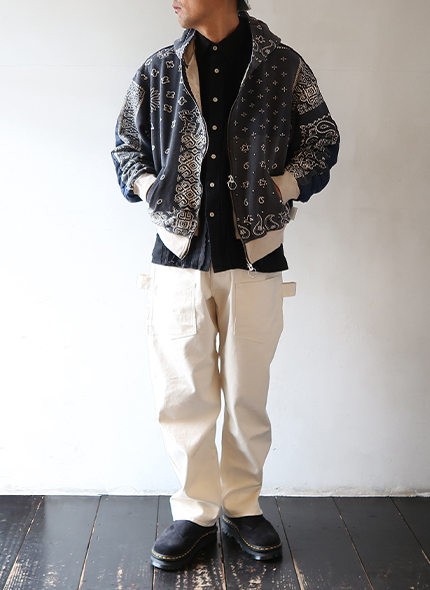 KAPITAL（キャピタル） ブルゾン メンズ レディース 裏毛バンダナ柄