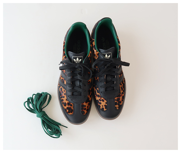 スニーカー adidas Samba OG JI2735 WMNS) adidas Samba OG 'Core Black Leopard' JI2735