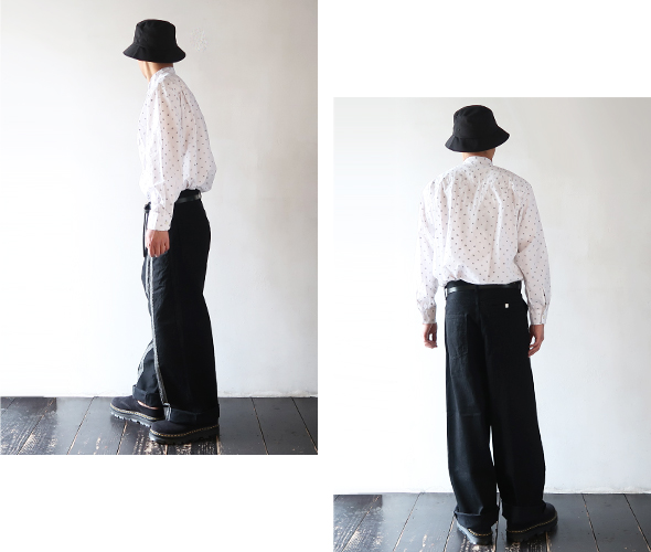 KAPITAL（キャピタル） パンツ メンズ 12oz 矢絣 ジャガード デニム