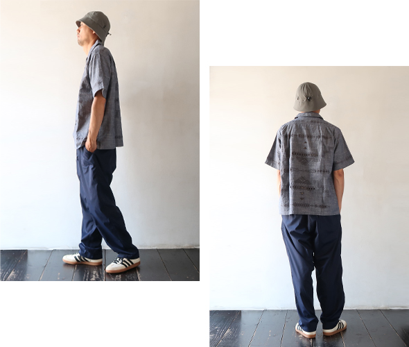 新品　Yarmo \"THE UNIFORM\" COOK EASY PANTS THE UNIFORM” COOK EASY PANTS - flannel（フランネル）