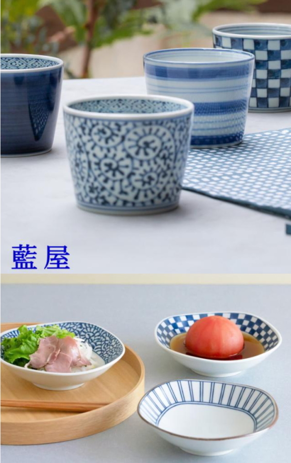 SAIKAI 美濃焼 藍屋 焼皿トリオ 31238 : ギフトハウスタカノYahoo!店