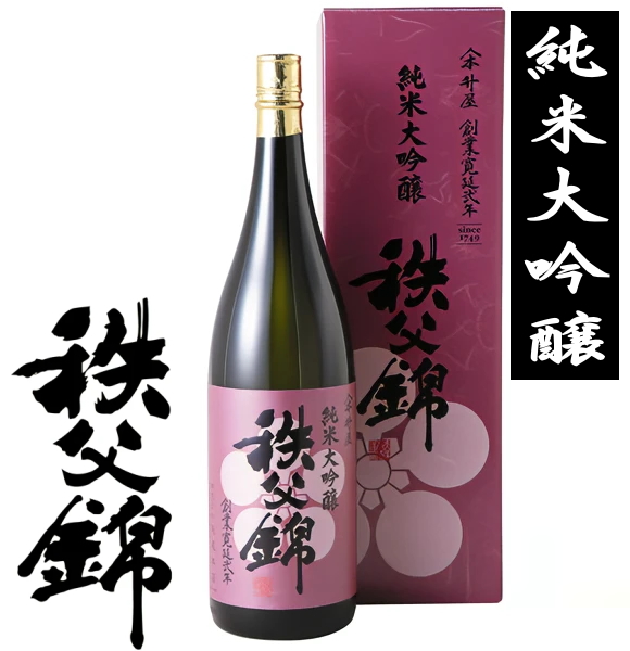 埼玉秩父の地酒【秩父錦】純米大吟醸 720ml (四号瓶) : nishiki002