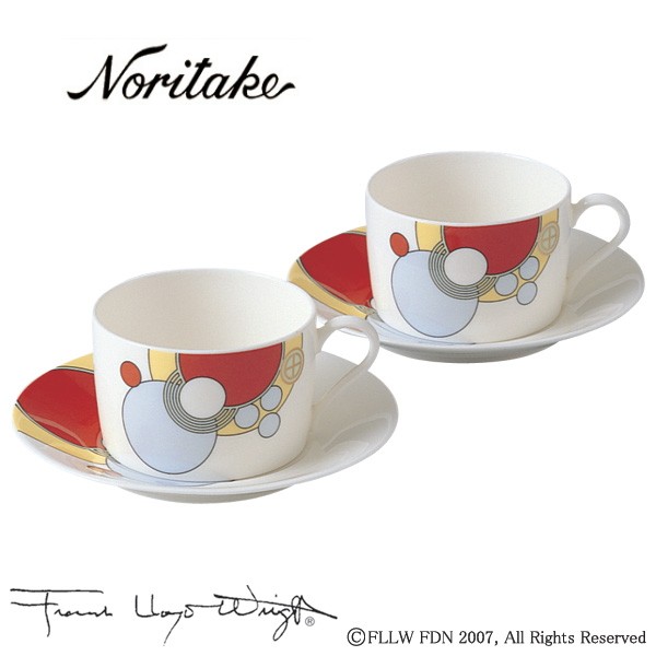 ノリタケ 【ノリタケ】≪フェアモント≫ ティー・コーヒー碗皿ペア