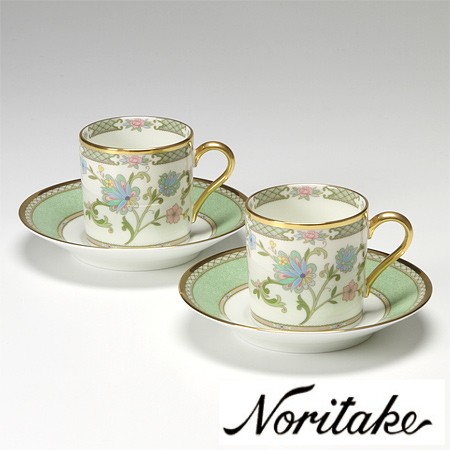 ノリタケ 【ノリタケ】≪フェアモント≫ ティー・コーヒー碗皿ペア