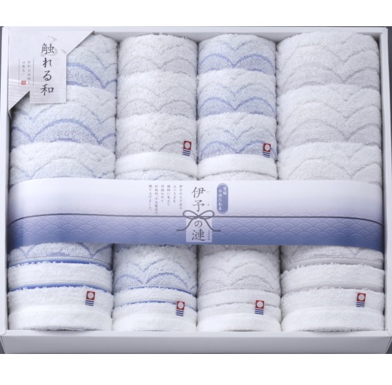 今治タオル(imabari towel) タオルギフトセット<伊予の漣(さざなみ 今治タオル(imabari towel) タオルギフトセット<伊予の漣(さざなみ