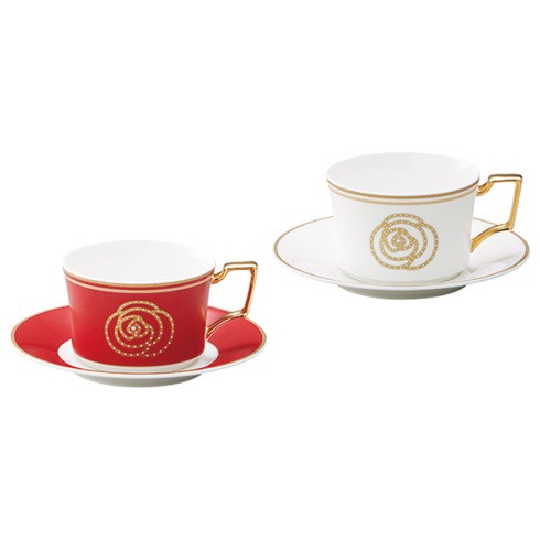 ノリタケ 【ノリタケ】≪フェアモント≫ ティー・コーヒー碗皿ペア