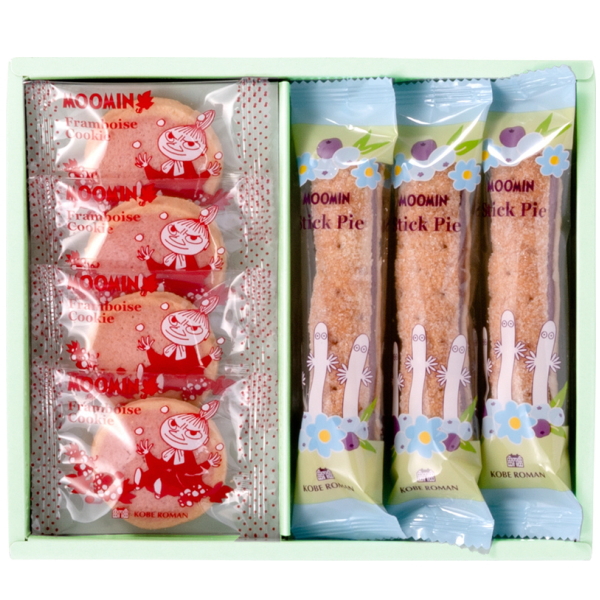 お菓子詰め合わせ　8点セット + ム―ミン　まくら3点セット MOOMIN（ムーミン） スイーツセット : ギフトハウスタカノYahoo!店