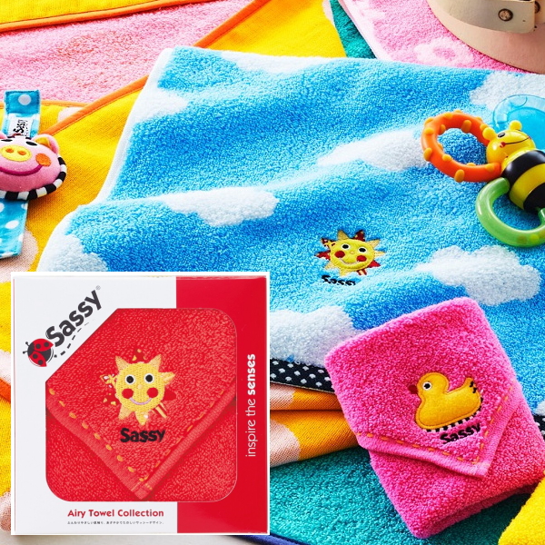 Sassy（サッシー） Sassy-サッシー- ミニタオル2枚ウォッシュタオル1枚