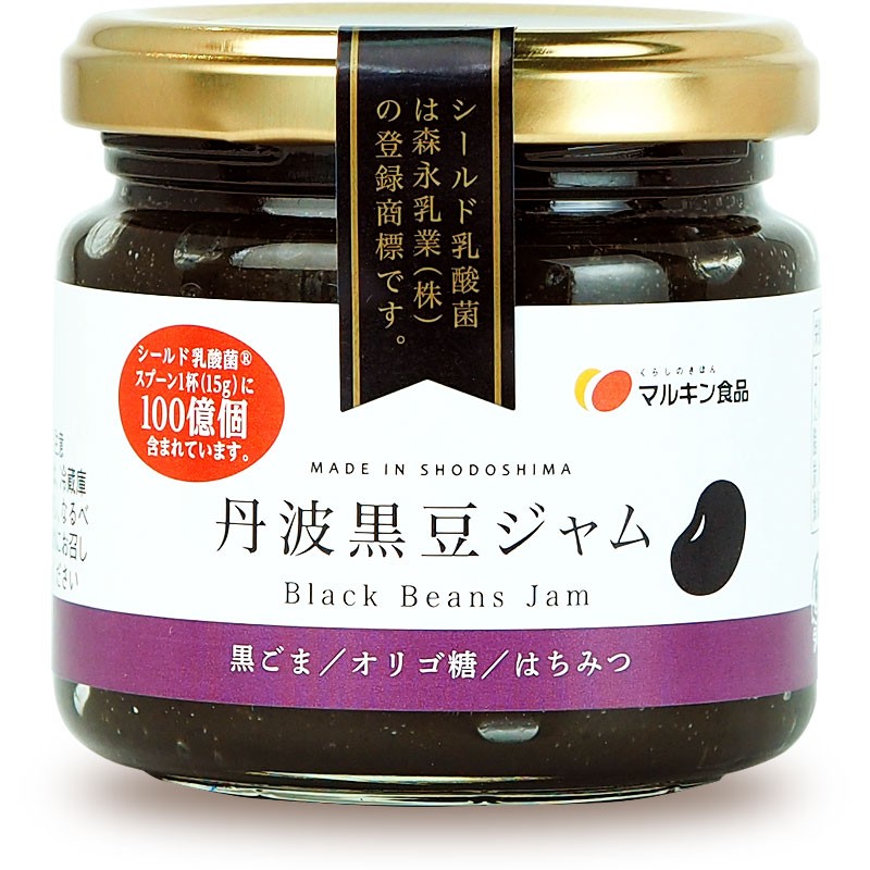 丹波黒豆ジャム 150g 黒豆 ジャム 国産 大豆 シールド乳酸菌 オリゴ糖