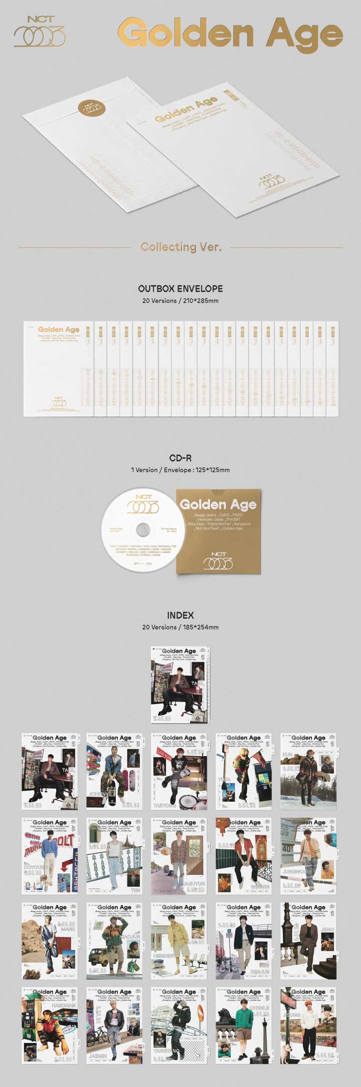 8/29 韓国発売】【予約】NCT エヌシーティー 4TH ALBUM【Golden Age