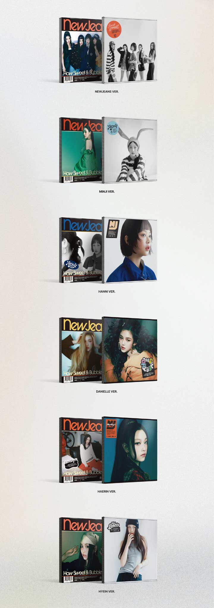 5/24 韓国発売】NewJeans ニュージーンズ HOW SWEET Standard ver