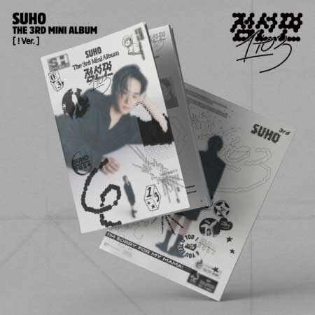 6/4 韓国発売】【3種セット】SUHO スホ 3RD MINI Album 点線面 (1 to 3