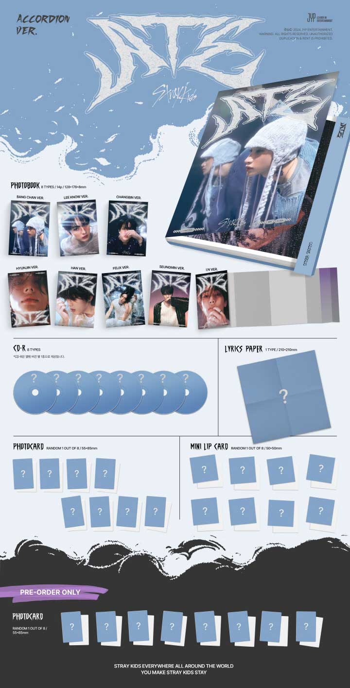 7/19 韓国発売】Stray Kids ストレイキッズ ATE Accordion Ver