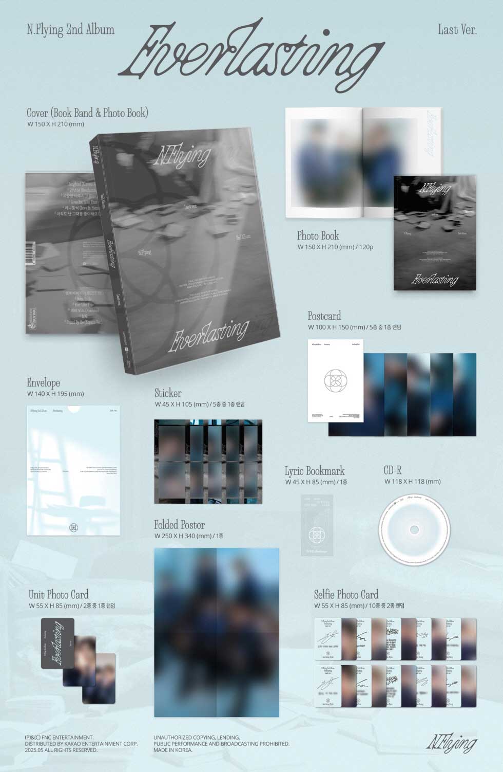 25/5/29 韓国発売】N.Flying エヌフライング Everlasting 2集