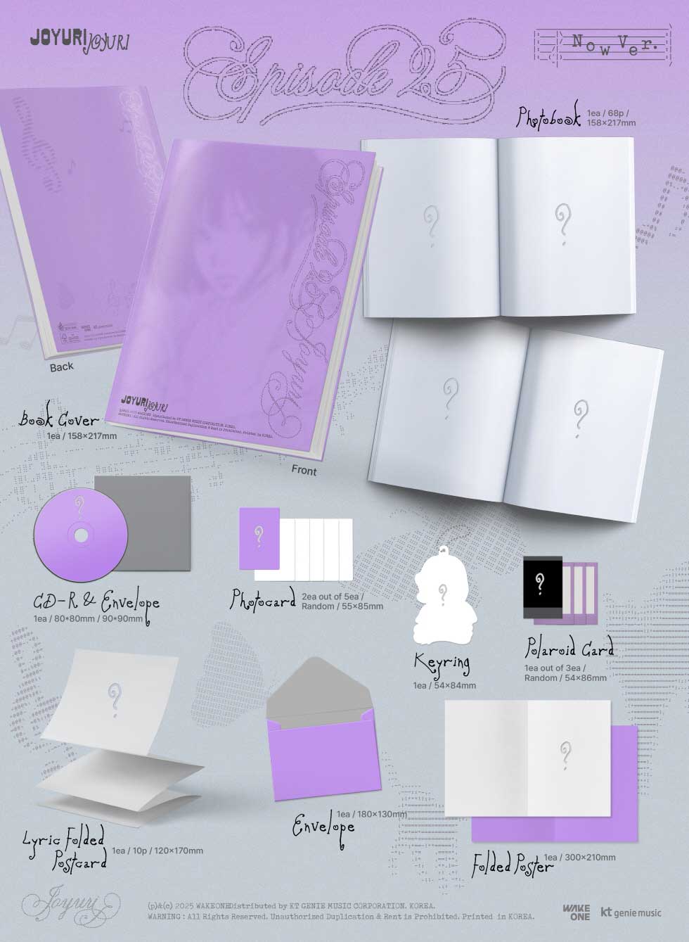 25/7/15 韓国発売】JOYURI チョ ユリ 3RD MINI ALBUM Episode 25 3集