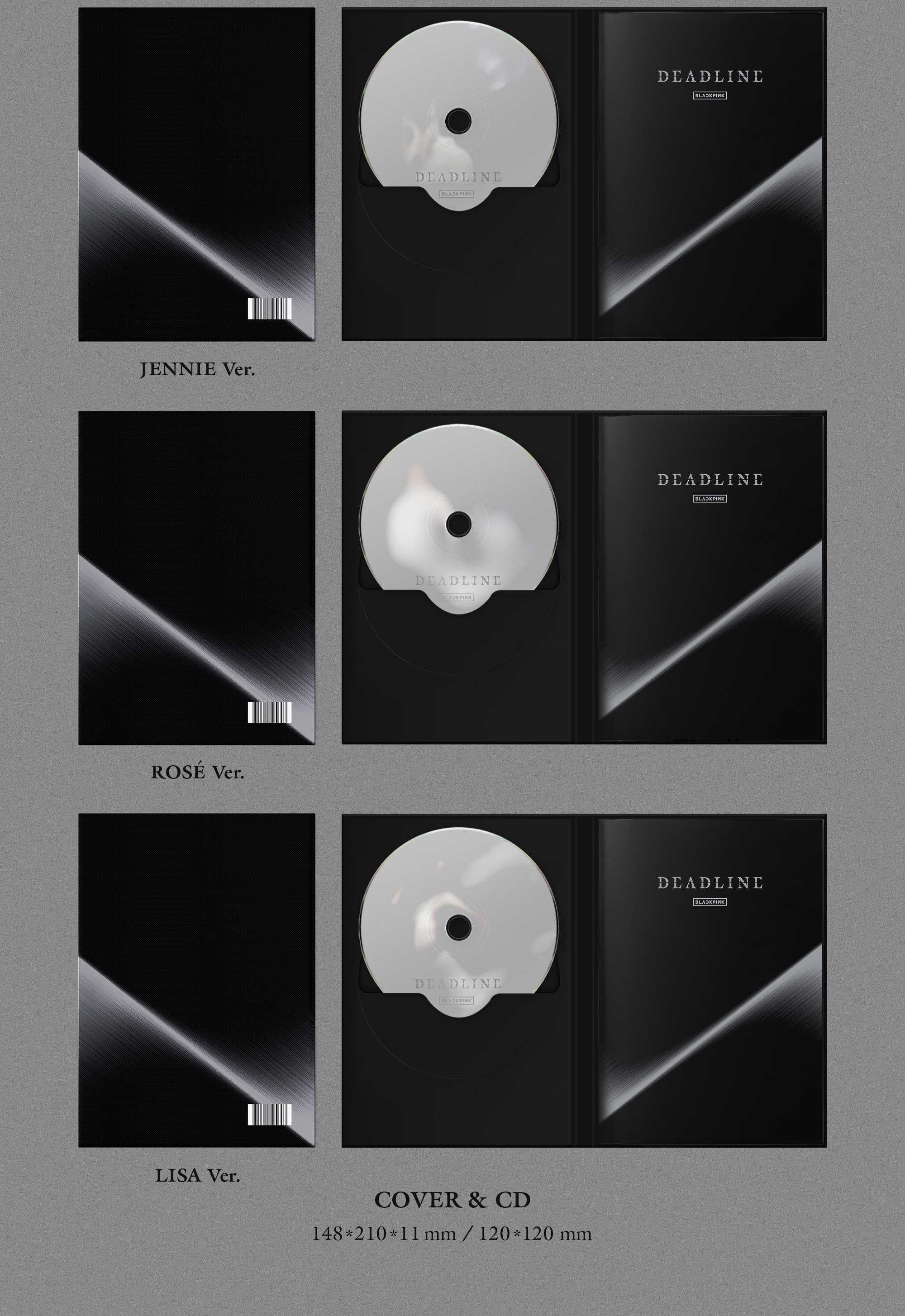 26/2/27 韓国発売】BLACKPINK ブラックピンク DEADLINE SILVER Ver. 3