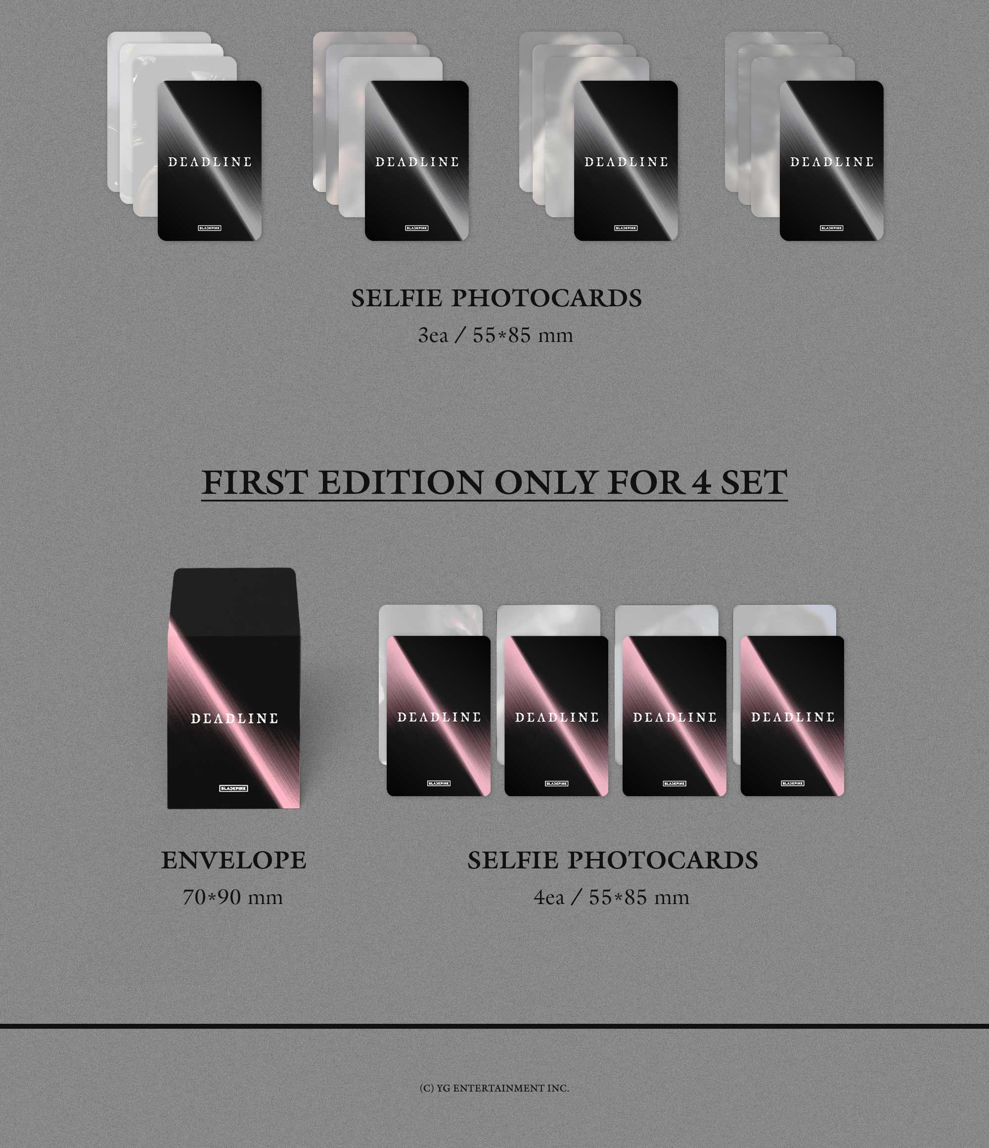 26/2/27 韓国発売】BLACKPINK ブラックピンク DEADLINE SILVER Ver. 3