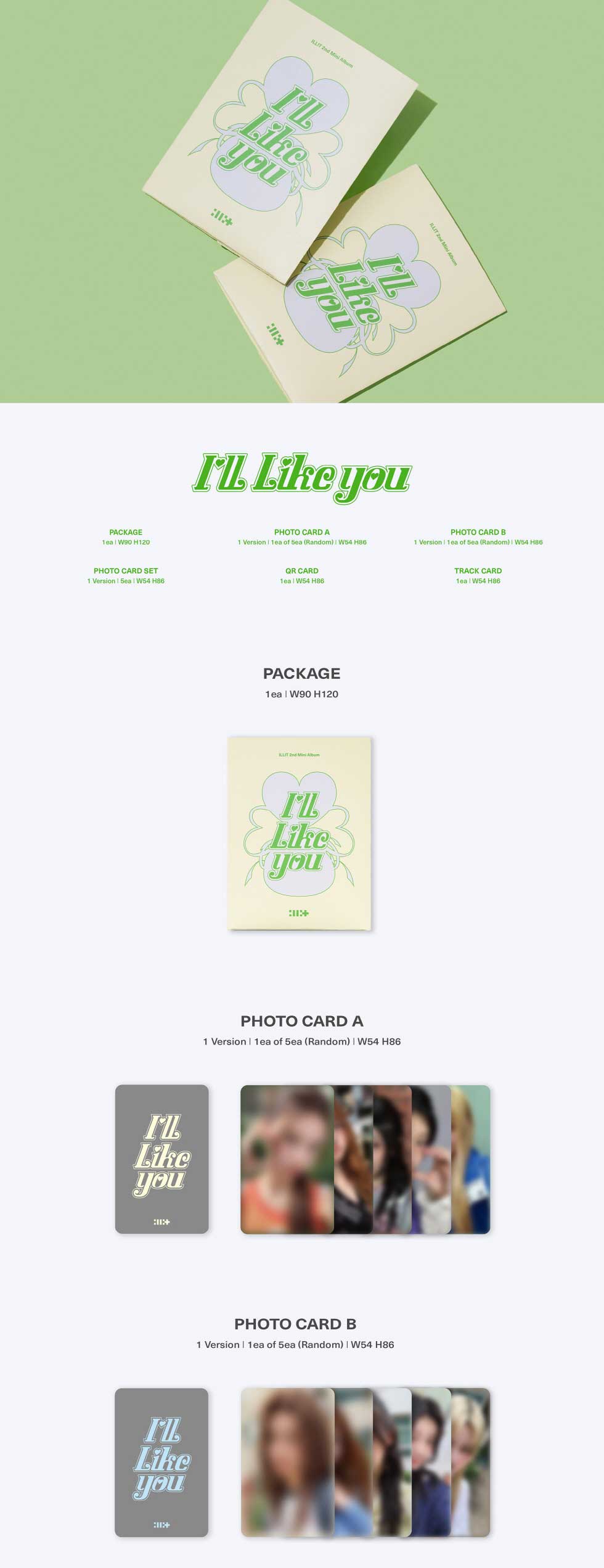 10/22 韓国発売】ILLIT アイリット 2ND MINI ALBUM I'LL LIKE YOU