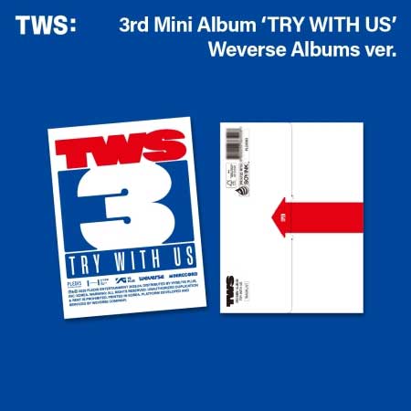 25/4/21 韓国発売】TWS トゥアス 3RD MINI TRY WITH US Weverse Albums 