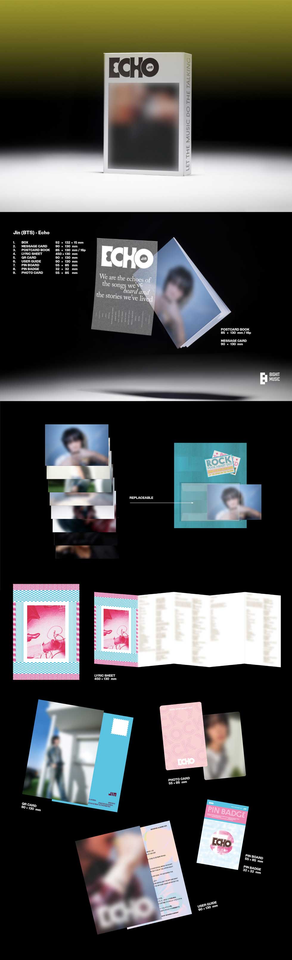 25/5/16 韓国発売】JIN ジン Echo Weverse Albums ver 2集 ミニ