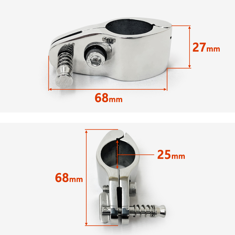 SUS316 ステンレス 25mm ジョイント パイプ 船 ボート キャンプ