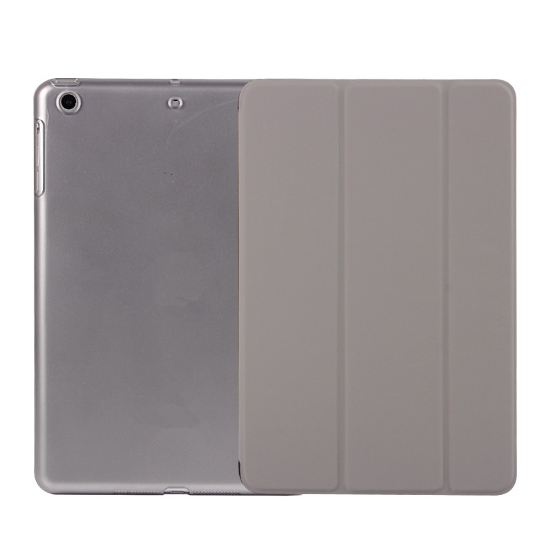 iPadケース 三つ折りフロントカバー 高品質 第7 8 9 10世代 mini1 2 3 4 5 6  air1 2 4 5半透明バックケース 薄型軽量 オートスリープ機能 スタンド機能