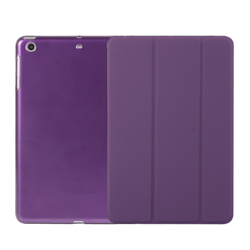 iPadケース 三つ折りフロントカバー 高品質 第7 8 9 10世代 mini1 2 3 4 5 6  air1 2 4 5半透明バックケース 薄型軽量 オートスリープ機能 スタンド機能